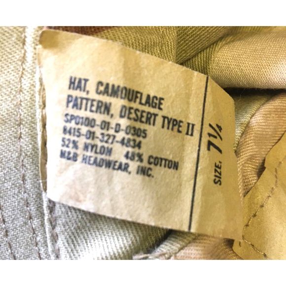 M&R Headwear Inc. Camouflage Bucket Hat With Chin Tie Desert Pattern - Picture 9 of 10